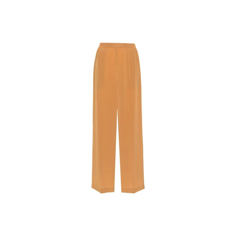 JOSEPH Silk Wide-leg Trousers-0