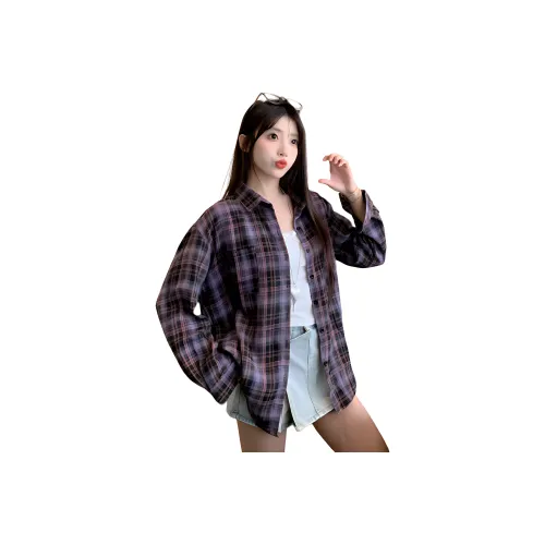 Mu Xiao Xin Shirts Women's Purple