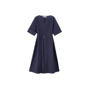 UNIQLO Short-Sleeved Dresses Women's Captain Blue