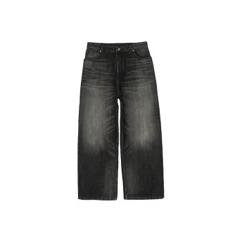 SIMPLE PROJECT Jeans Unisex Washed Black