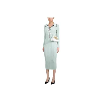 Self portrait FW22 Long Sleeved Dresses Women's Mint Green