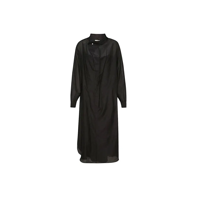 THE ROW Long-Sleeved Dresses Women's Black-0