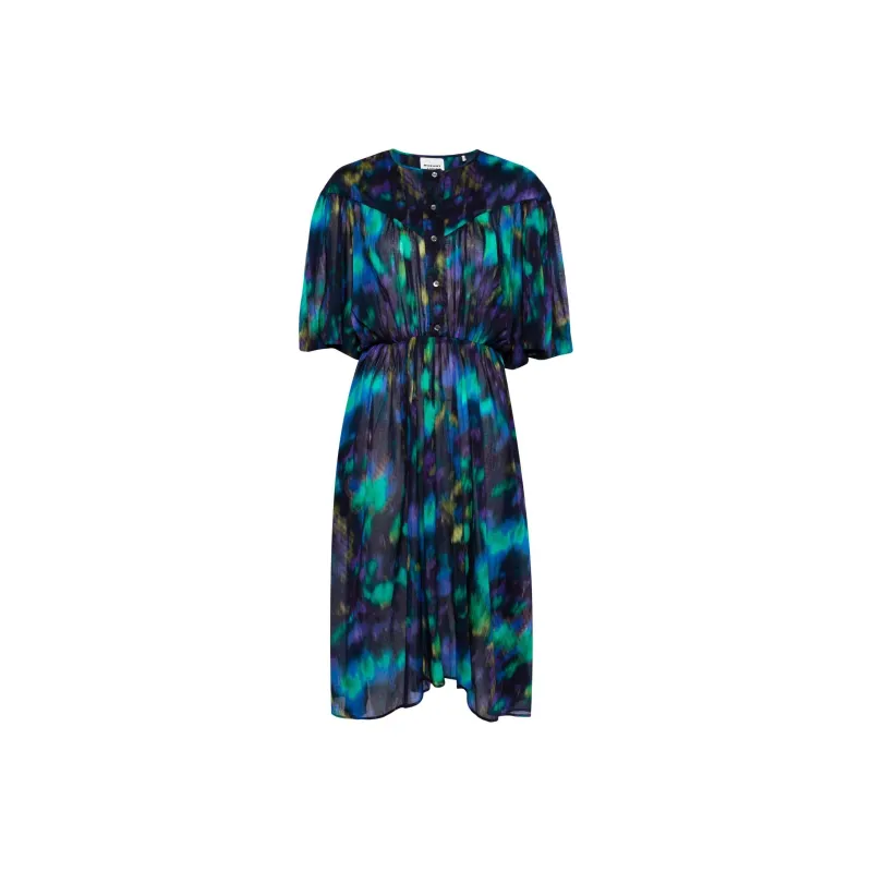 ISABEL MARANT ETOILE Maggy Printed Midi Dress-0