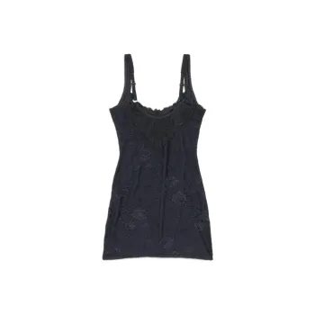 Balenciaga SS22 Slip Dresses Women's Black