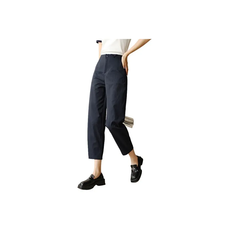 Late White Casual Pants Women's-4
