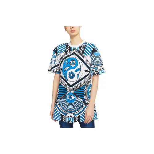 Nike Short Sleeved Dresses Women's Blue