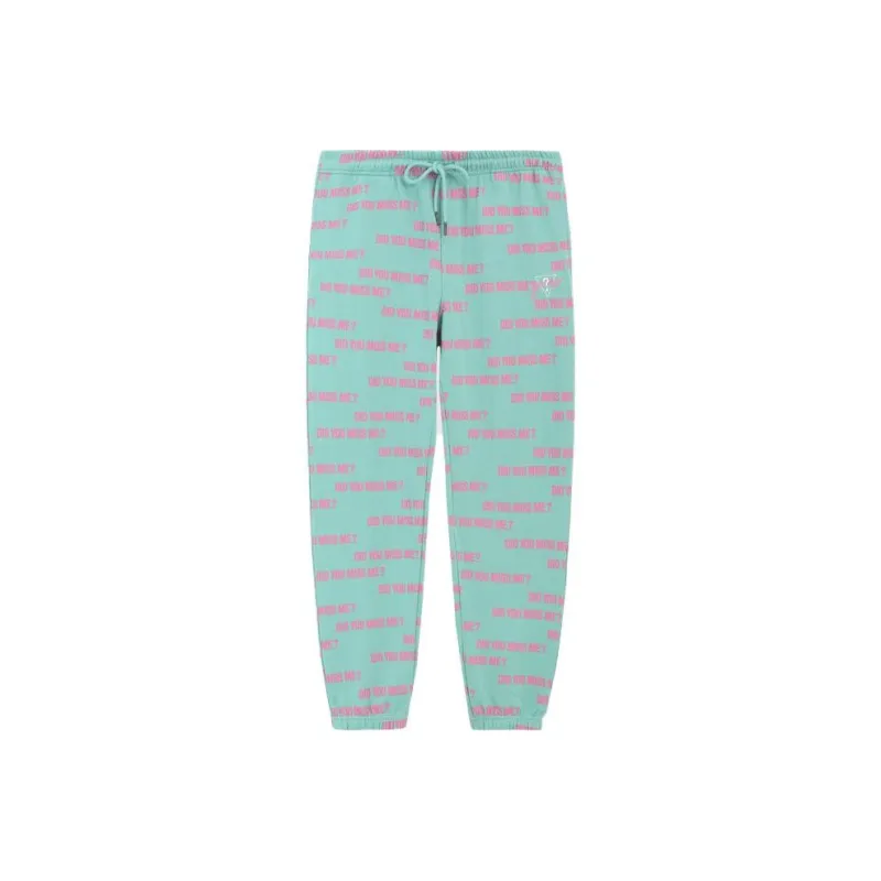 GUESS Knitted Sweatpants Women's Green-0
