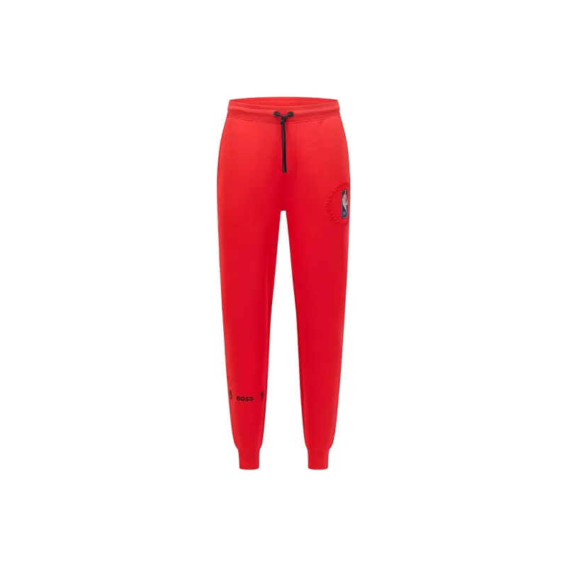 Nba X HUGO BOSS HUGO BOSS X NBA Knitted Sweatpants Men Red-0