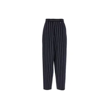 GIUSEPPE DI MORABITO Striped High Waist Pants