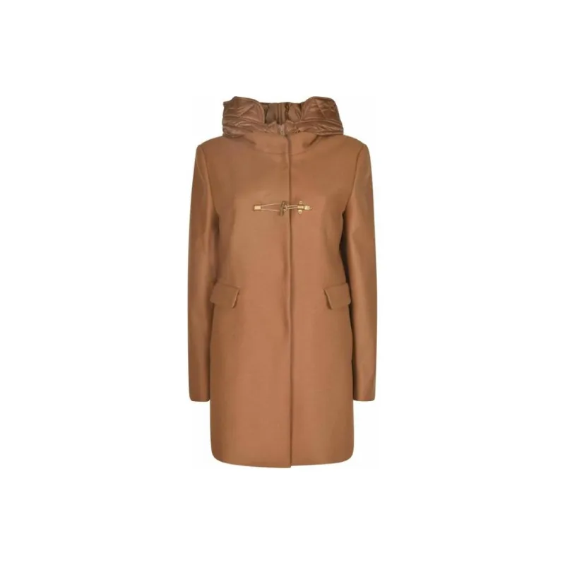 FAY Puffer Jackets Women's Light Brown-0