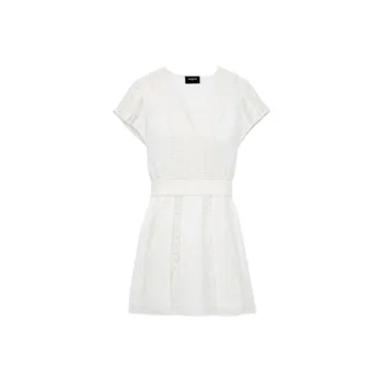 THE KOOPLES Short-Sleeved Dresses Women's White
