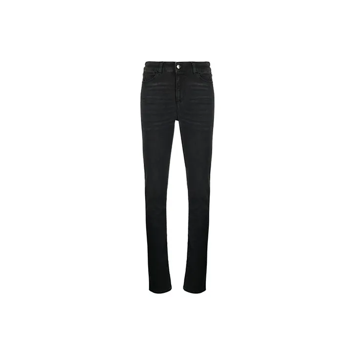 EMPORIO ARMANI Logo patch Skinny Trousers-0