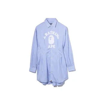 A BATHING APE Long Sleeved Dresses Women's