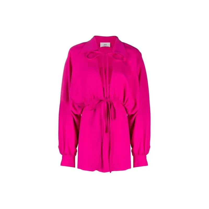 AMIPARIS Bow detail Long sleeve Dress-0