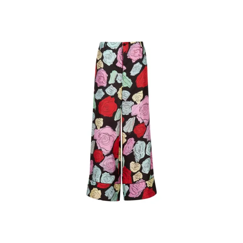 MARNI Floral print Trousers-0