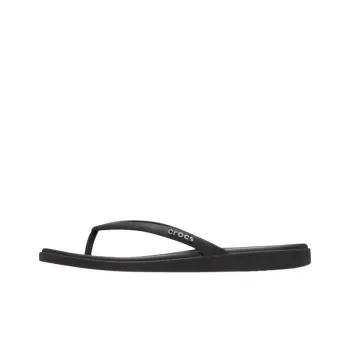 Crocs Abrasion Resistant Flip Flops Unisex Black