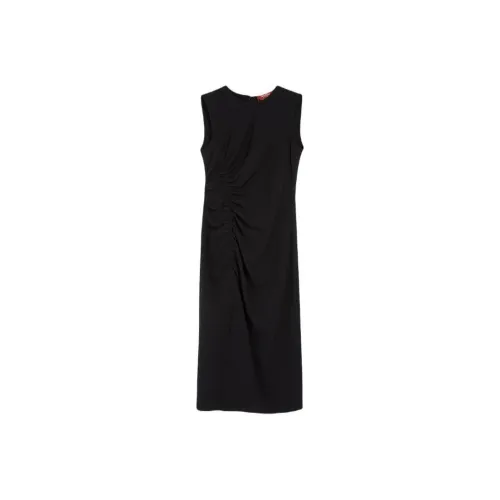 MaxMara Studio Sleeveless Dress Women's Blue Black
