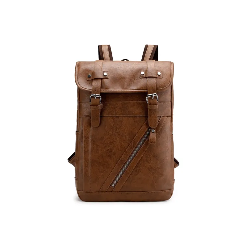 H YXIANG PU Backpack Regular Men's Multicolor-5