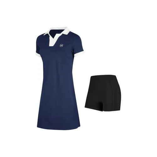Skechers SS24 Short Sleeved Dresses Women's Academy Navy