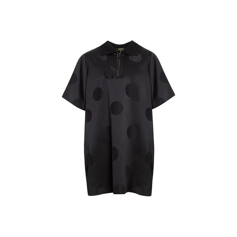 BESIONIA SS23 Short Sleeved Dresses Women's Black-0