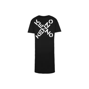 KENZO Logo Print T shirt Dress