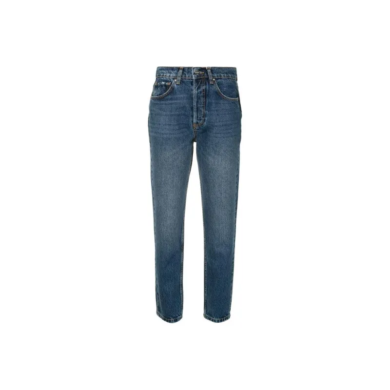 Anine Bing Sonya High-rise Straight Jeans-0