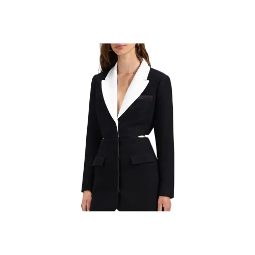 Self portrait SS23 Long Sleeved Dress Women's Black