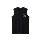 Tank Top with Small Logo-Wave Team Logo in Black