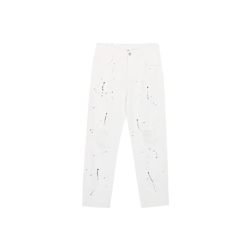 LKOD Straight Jeans Unisex White-0