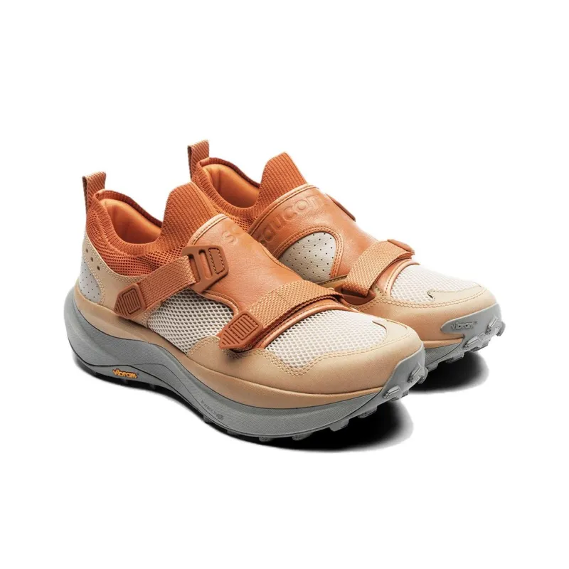 Saucony Anti Slip Wear Resistant Low Top Casual Running Shoes Unisex Orange-2