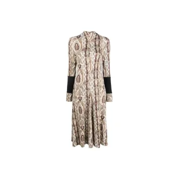 Paul Smith Long-Sleeved Dresses Women's Umber