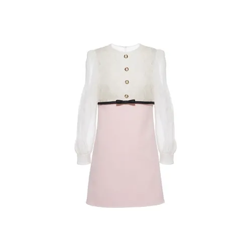 MIU MIU Long Sleeved Dress Women's Pink