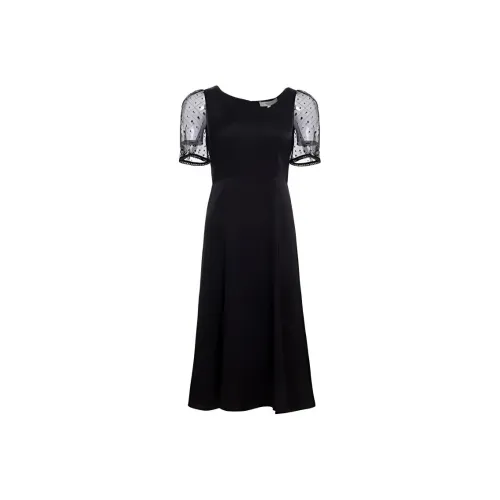 BESIONIA SS22 Short Sleeved Dresses Women's Black