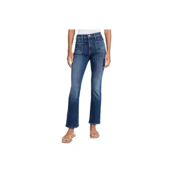 MOTHER The Patch Pocket Insider Flood Jeans