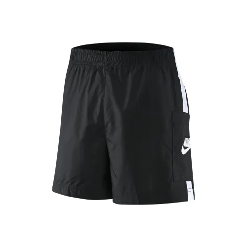 Nike Women'ss Logo Print Woven Grijs Black
