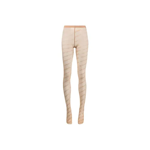 Vetements Logo-print Semi-sheer Tights