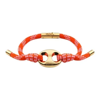 GUCCI Polyester, Hardware Accessories Bracelets Unisex Orange