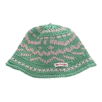 JKEM Straw Woven Bucket Hats Women's