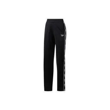 Reebok Cl F Vector Tape Pants Knitted Sports Pants Women's Black