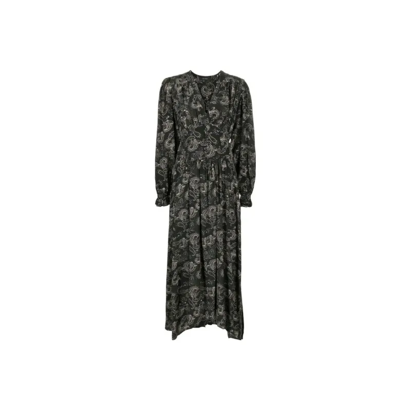 ISABEL MARANT Myrala Paisley print Midi length Dress-0