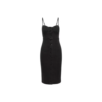 ARITZIA Slip Dresses Women's Black Eyeliner