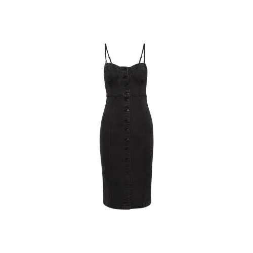 ARITZIA Slip Dresses Women's Black Eyeliner