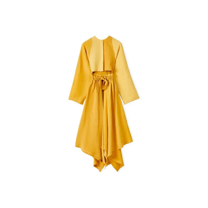 LOEWE Long Sleeved Dresses Women's Yellow-0