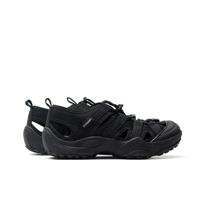 Mule Donkey Slip Resistant Waterproof River Trekking Shoes Unisex Charcoal Black-5