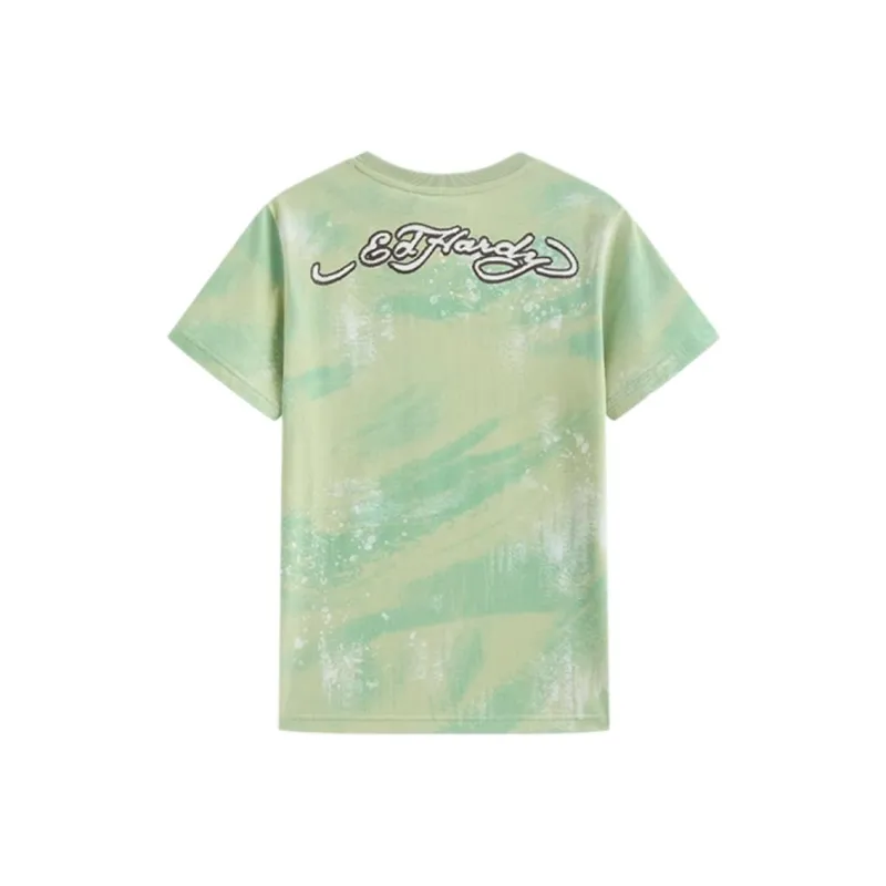 Ed Hardy T Shirt Women's Olive Green-1