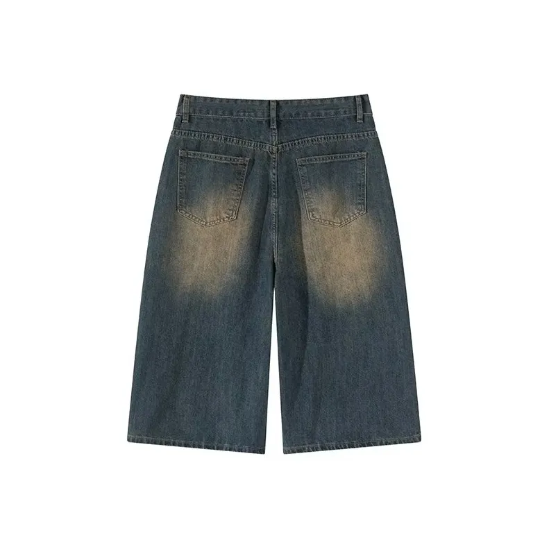 TONYBEAR Denim Shorts Unisex Blue-1
