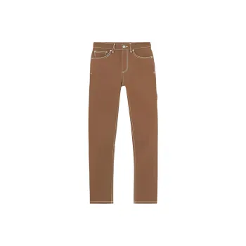Burberry Mid Rise Skinny Jeans Warm Walnut Brown