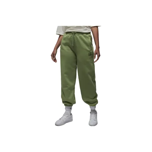 jordan 7.5us Flight Knitted Sweatpants Women's Light Olive
