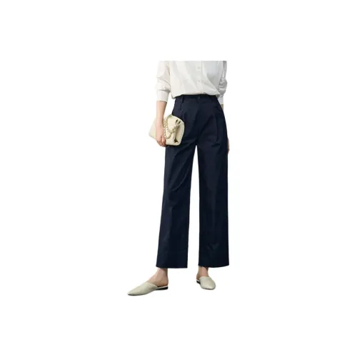 YALIDA Casual Pants Women's Marine Blue B0