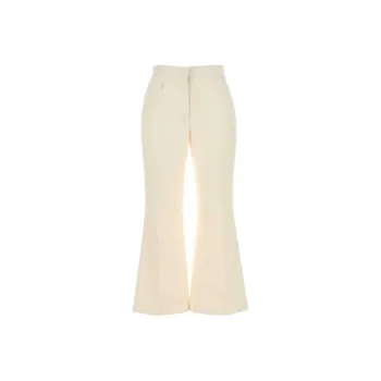 JIL SANDER Pleated Detail Flared Trousers